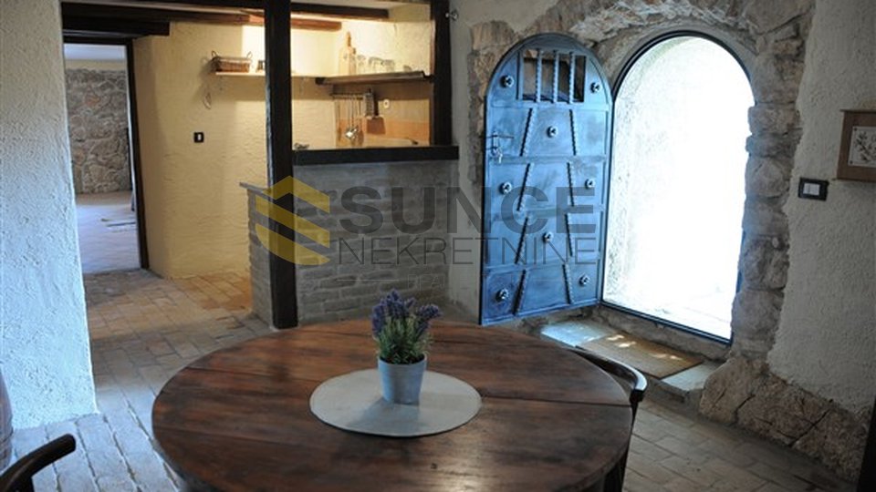 The island of Krk, Vrbnik,  renovated old stone house with a swimming pool!