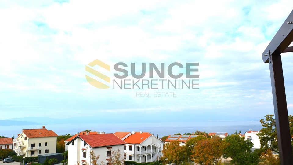 The island of Krk, Njivice, new attractive semi-detached house on 3 floors with garden and pool!