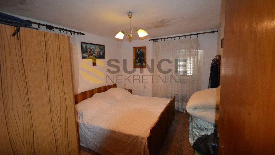 Krk detached old stone house with open views!