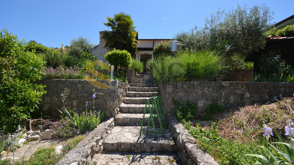 The island of Krk, beautiful family house in a quiet position overlooking the sea!