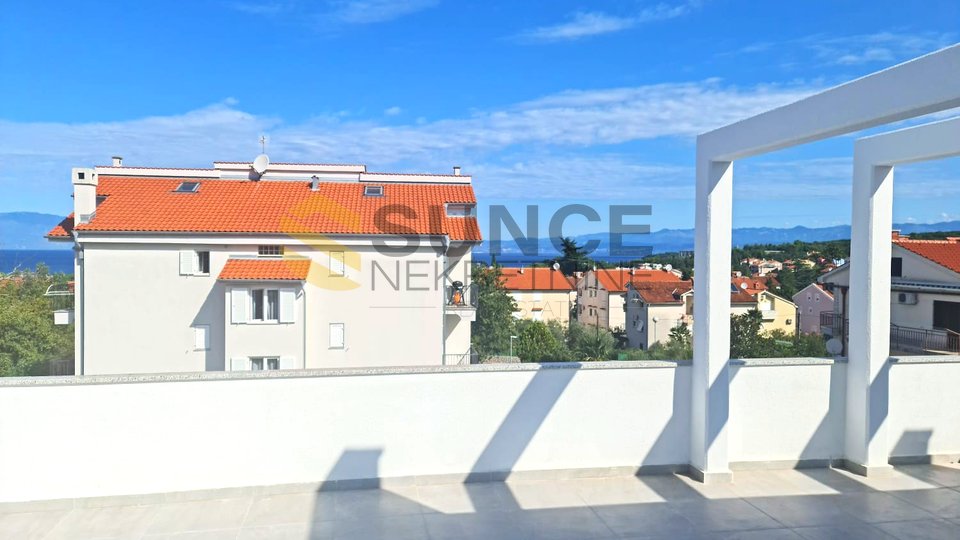 Malinska, duplex apartment of 88 m2 in a great position!