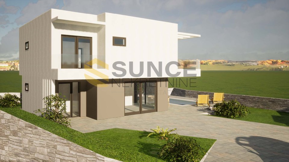 KRK ISLAND, new modern villa with pool and sea view!