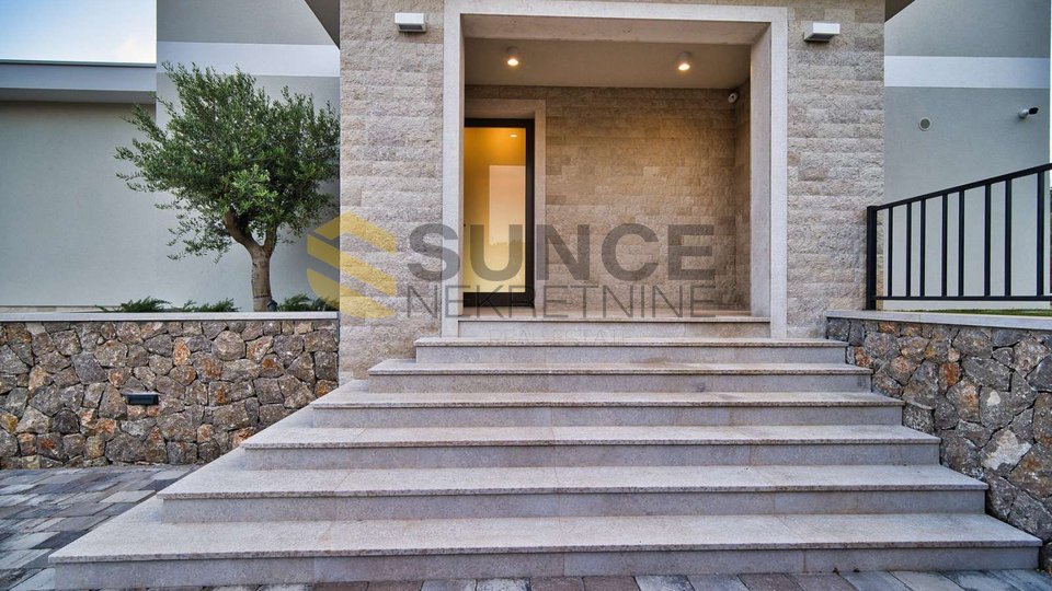 Malinska, a beautiful new villa in Mediterranean style in a beautiful and peaceful location!