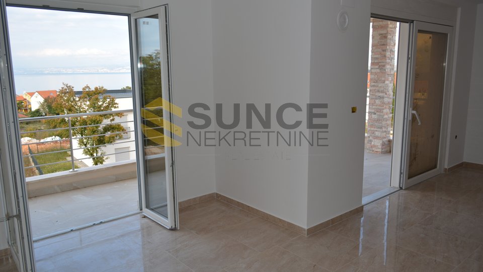 ISLAND OF KRK, NJIVICE, NEW APARTMENT WITH GARDEN AND BEAUTIFUL SEA VIEW!