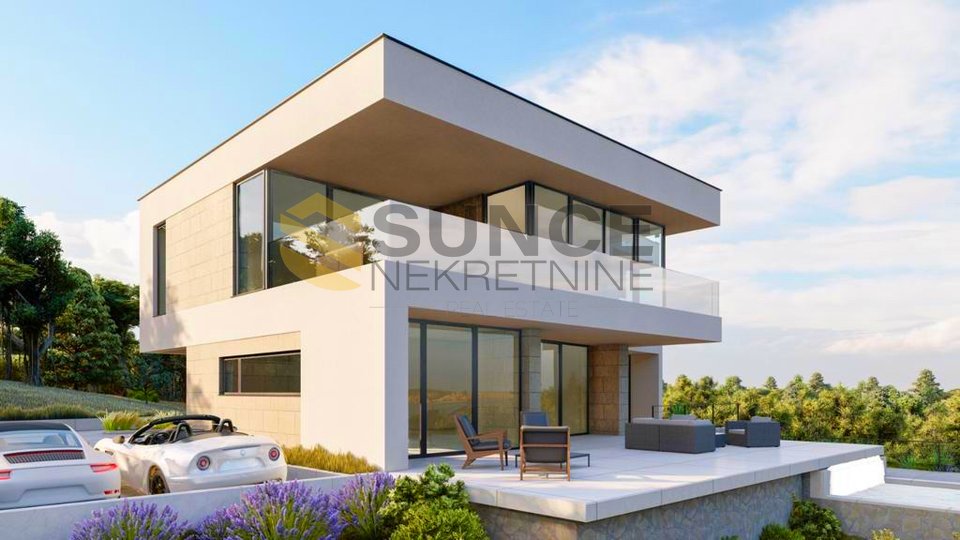 The island of KRK, an urban villa of 328 m2 with a panoramic view of the sea!