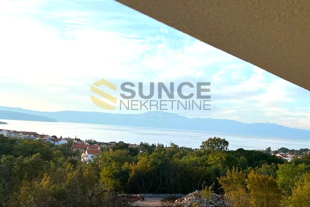 MALINSKA, NEW APARTMENT OF 39 M2 WITH BEAUTIFUL SEA VIEW, BEAUTIFUL AND QUIET LOCATION!