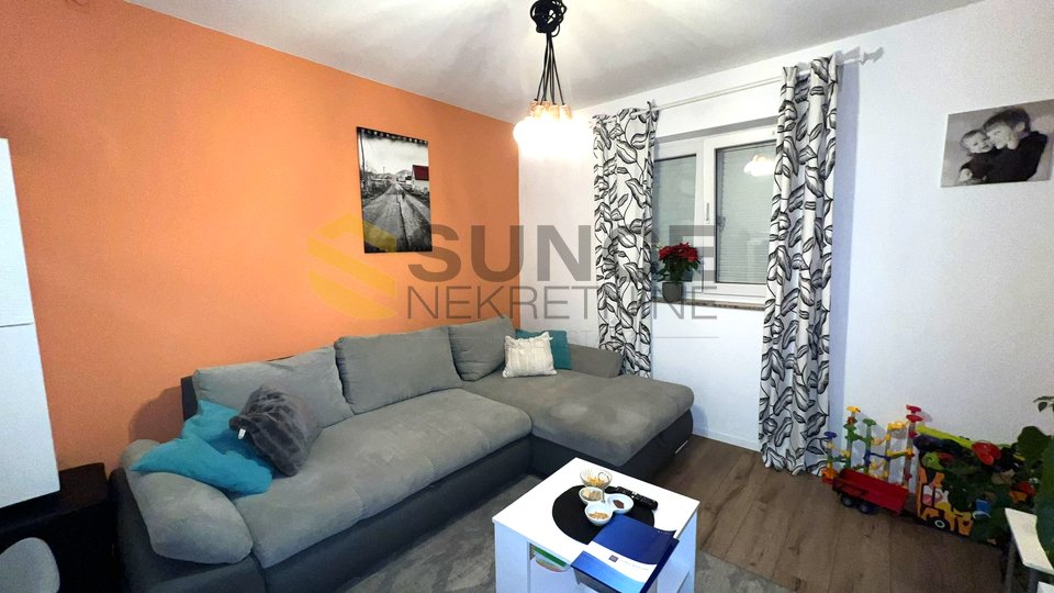 City of Krk, excellent two-room apartment of 57m2 on the first floor!