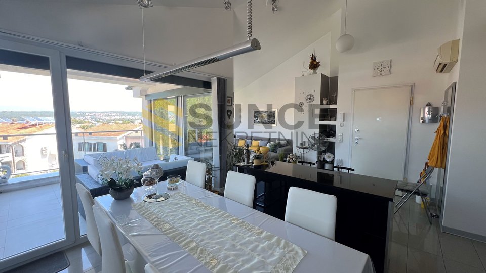 Malinska, surroundings modern apartment with its own garden near the sea!