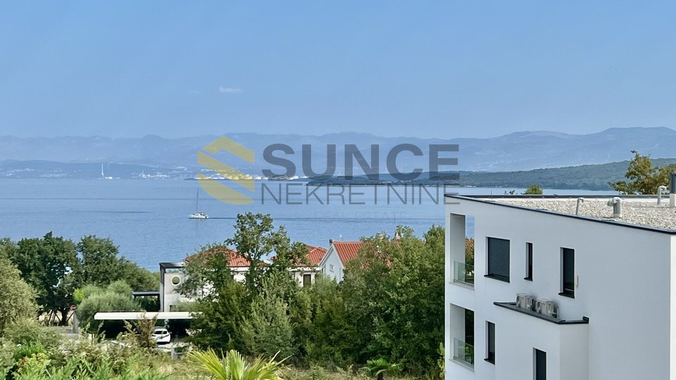 Malinska Vantačići furnished apartment with view and pool!